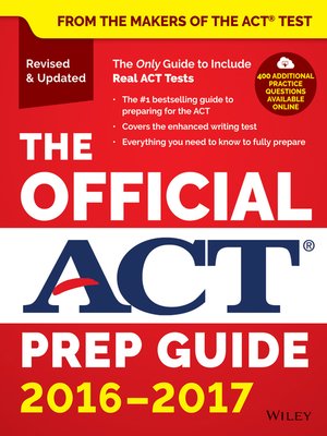 cover image of The Official ACT Prep Guide, 2016--2017